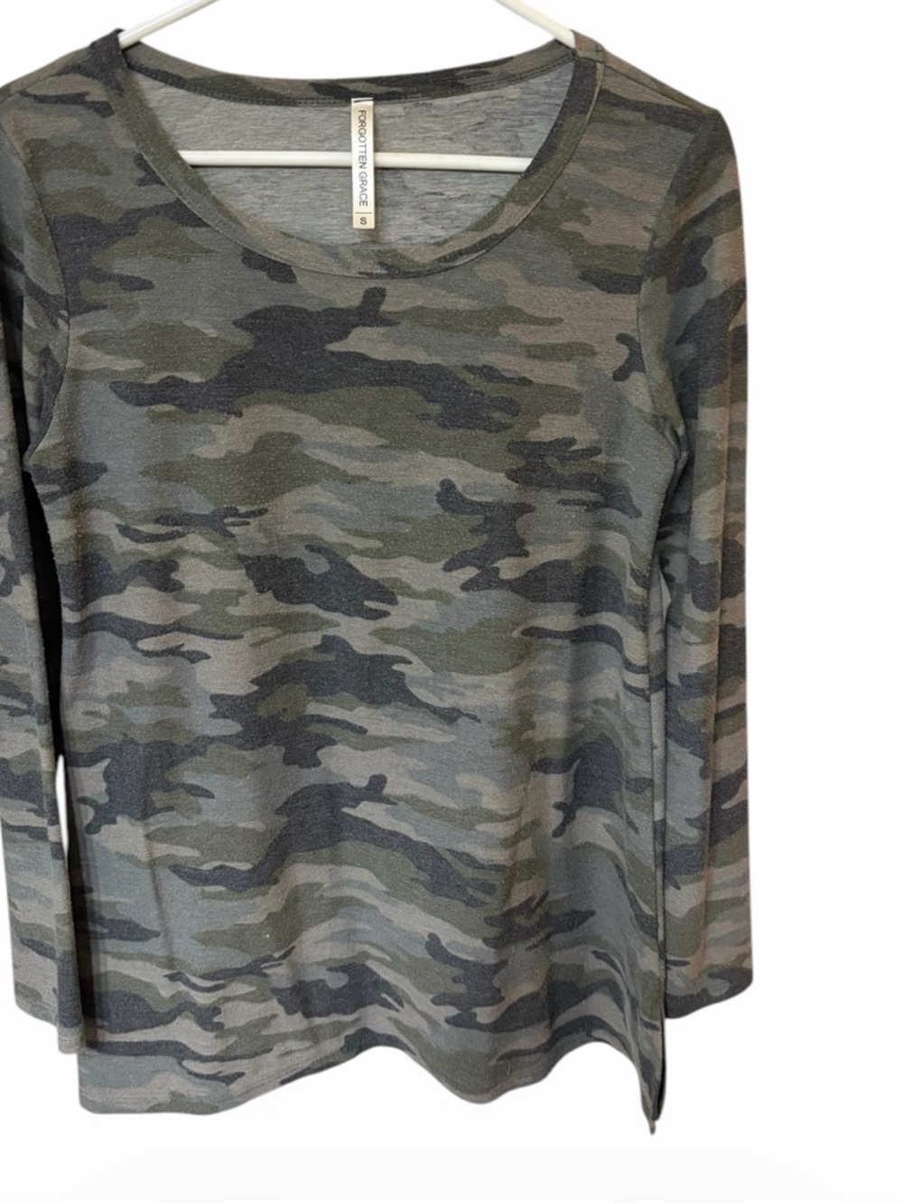 Forgotten Grace Camouflage Long Sleeve - Olive Camo